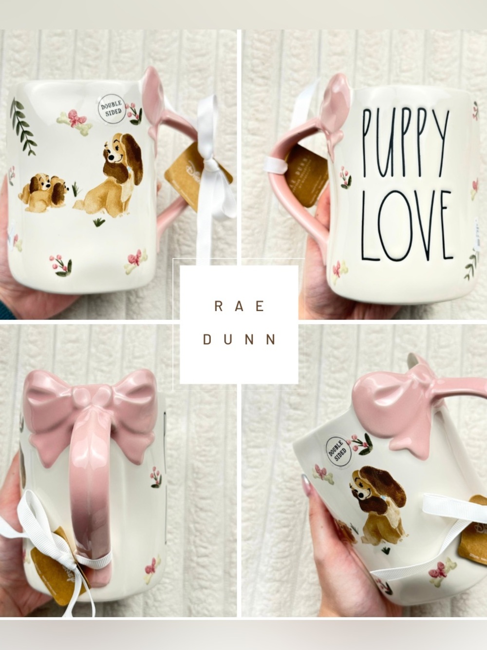 Rae Dunn Disney Lady And The Tramp Mug